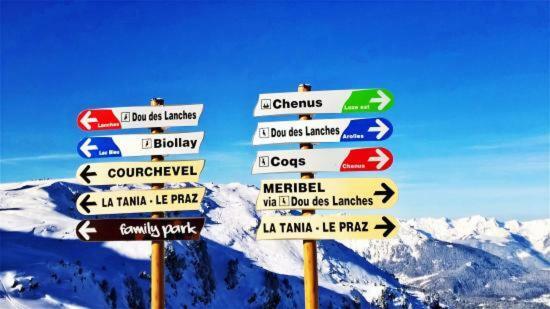 Appartement La Tania 2 Pieces Garage Dans Chalet Pied Pistes ภายนอก รูปภาพ