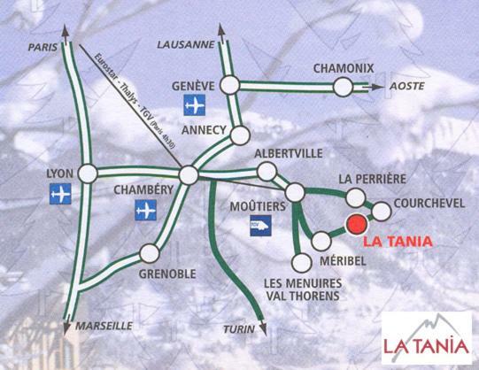Appartement La Tania 2 Pieces Garage Dans Chalet Pied Pistes ภายนอก รูปภาพ